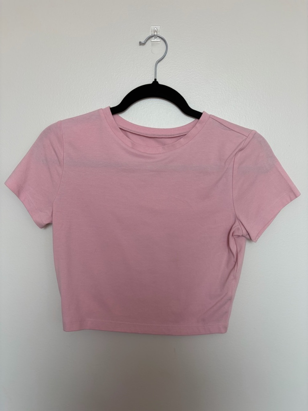 wild fable Pink Short-Sleeve Crewneck Crop Top